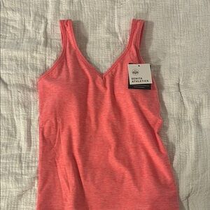 NWT Senita Athletics Salmon Fitted Sleeveless Tank Top